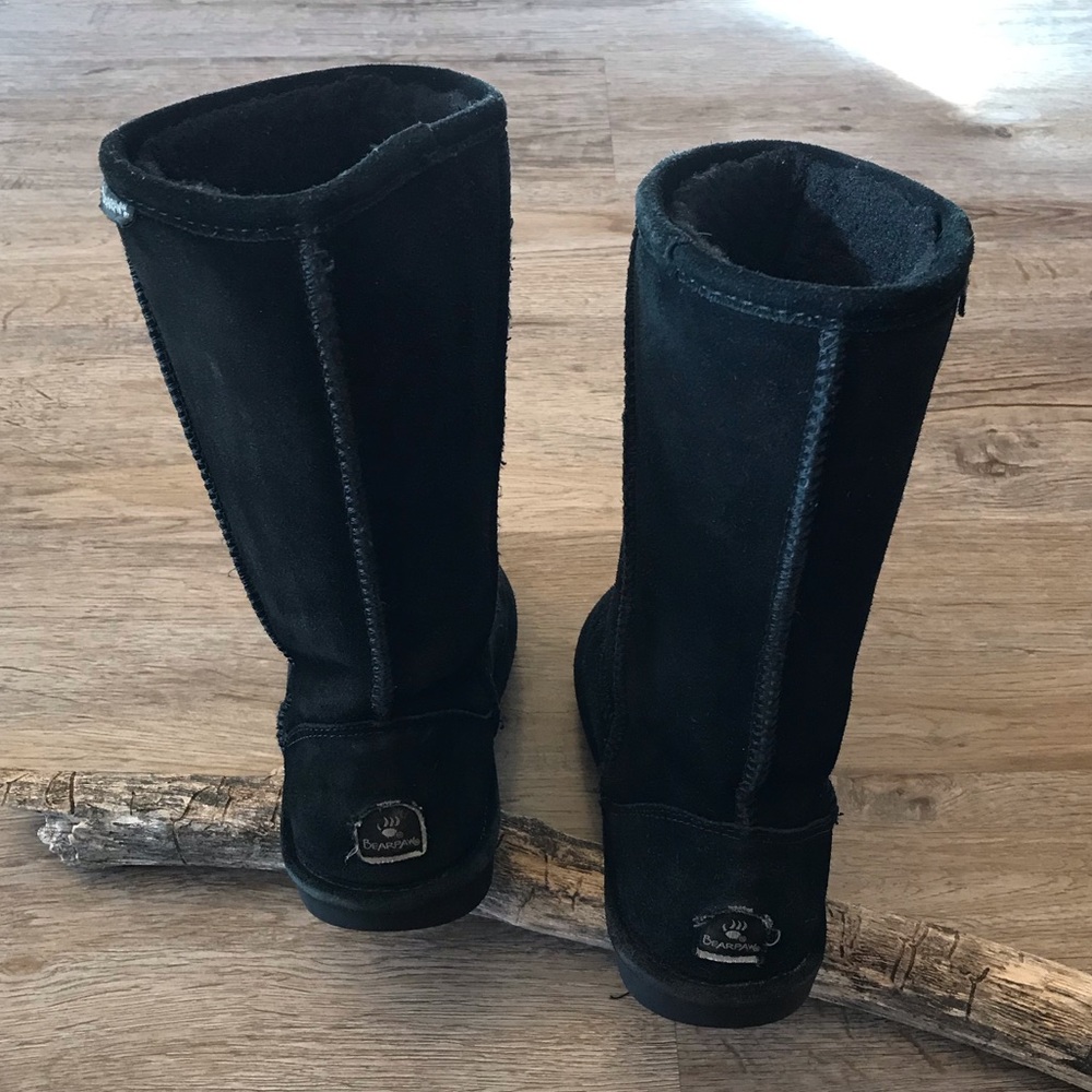 Youth Black BearPaw Winter Boots - Picture 6 of 16